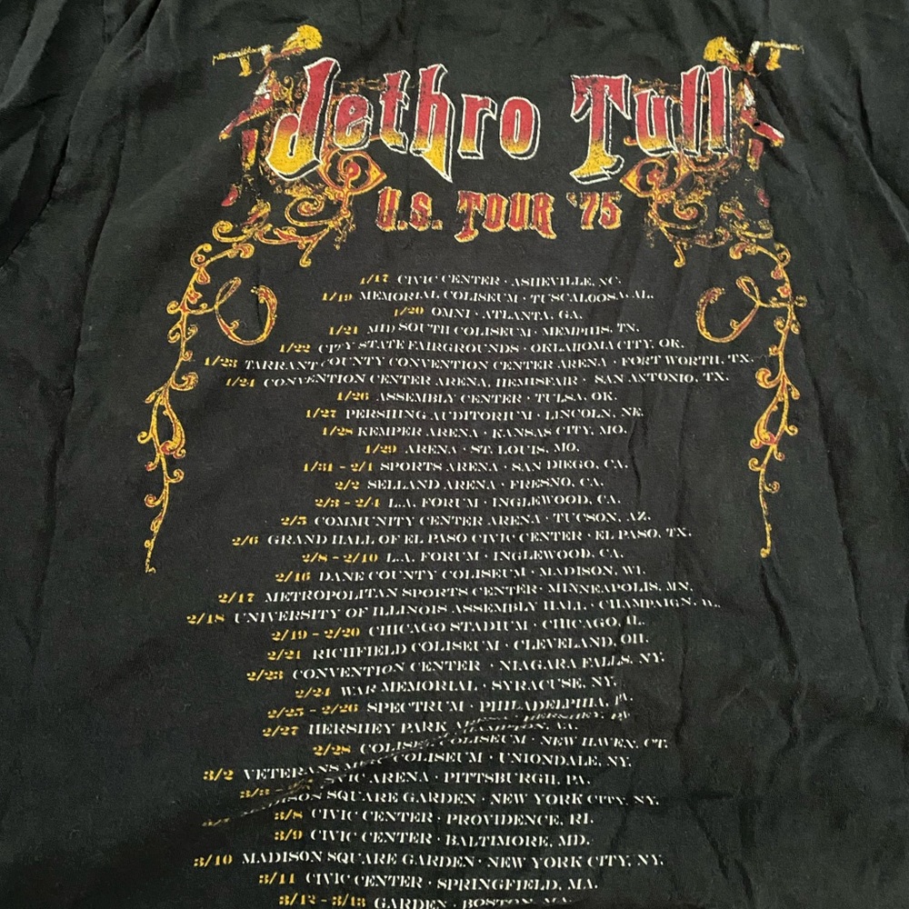 Distressed Jethro Tull Band Tee
